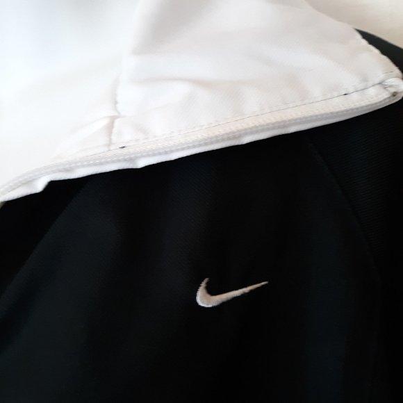 Nike Black White Stripe Track Jacket - Picture 8 of 16